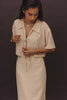 Toledo Set in Cream - Women's RTW Dresses & Accessories - Made In The Philippines - Vania Romoff