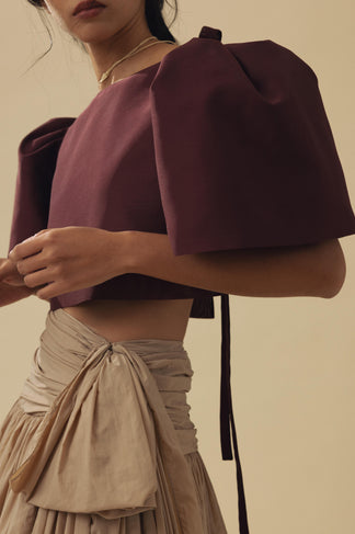 The Camisa Top in Spun Organza