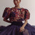 Camisa Top in Midnight Blue Floral - Women's RTW Dresses & Accessories - Made In The Philippines - Vania Romoff