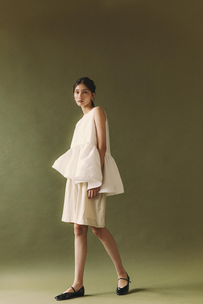 Ines Top in White - Women's RTW Dresses & Accessories - Made In The Philippines - Vania Romoff