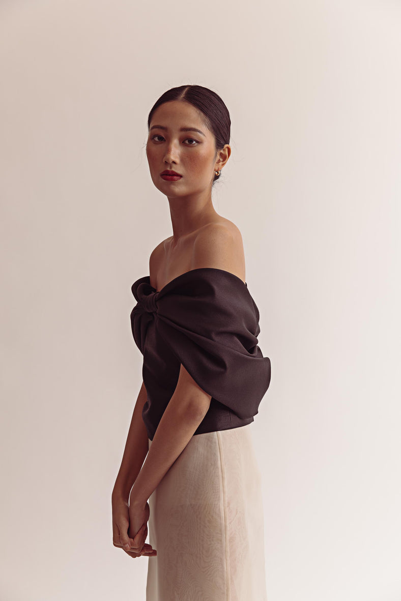 Nili Top in Black - Women's RTW Dresses & Accessories - Made In The Philippines - Vania Romoff