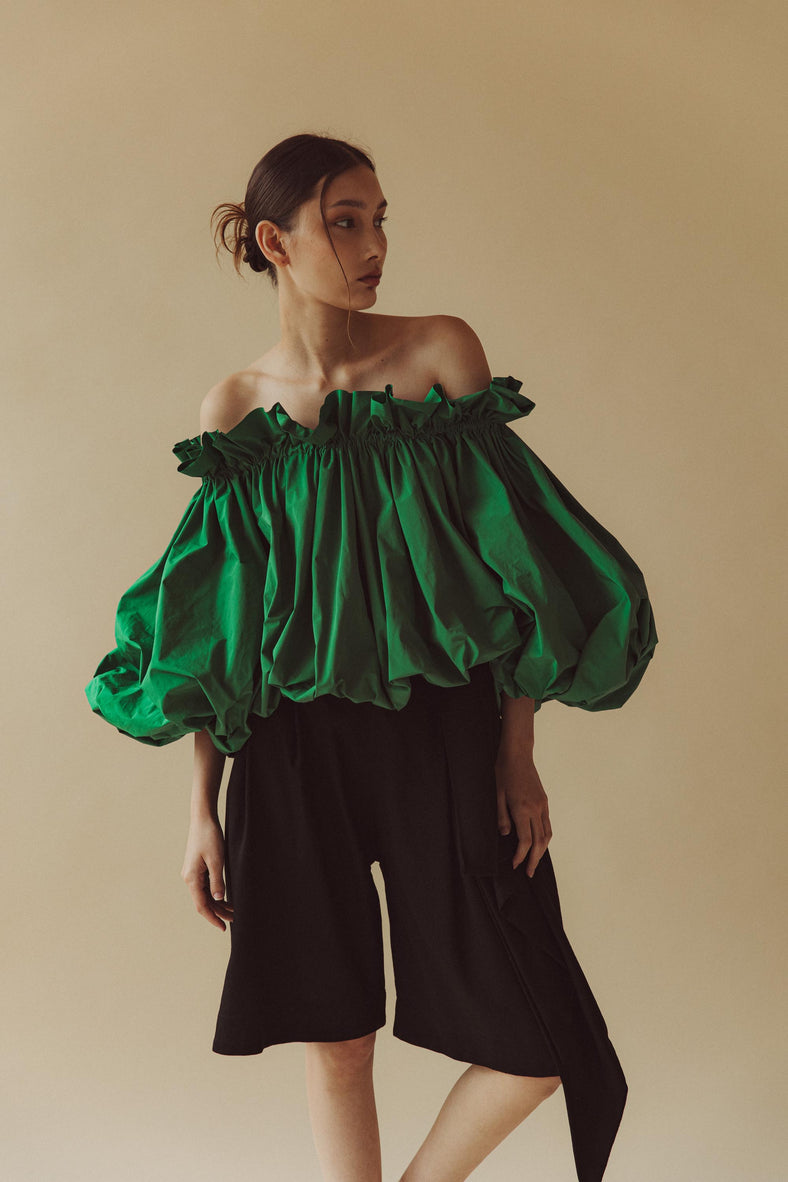 Lila Shorts in Black - Women's RTW Dresses & Accessories - Made In The Philippines - Vania Romoff
