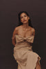 Magda Dress in Khaki - Women's RTW Dresses & Accessories - Made In The Philippines - Vania Romoff