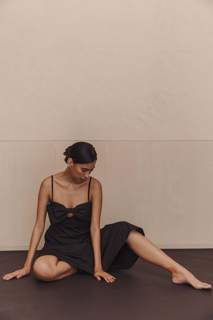 Magda Dress in Black - Women's RTW Dresses & Accessories - Made In The Philippines - Vania Romoff