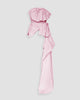 Vania Romoff Simone Top Pink made in taffeta and shaped by hand-sewn statement bows