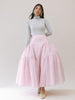 Vania Romoff Tabi Skirt Pink made from spun organza and layered with tulle