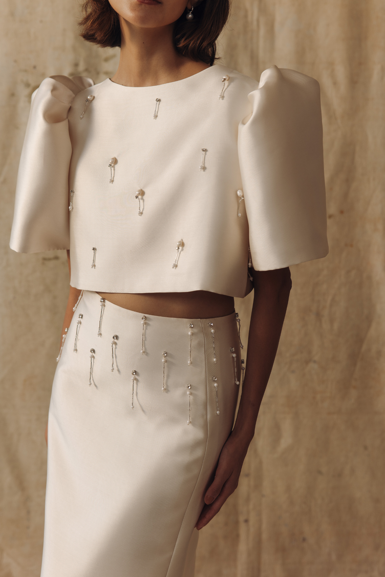 The Beatriz Embellished Camisa