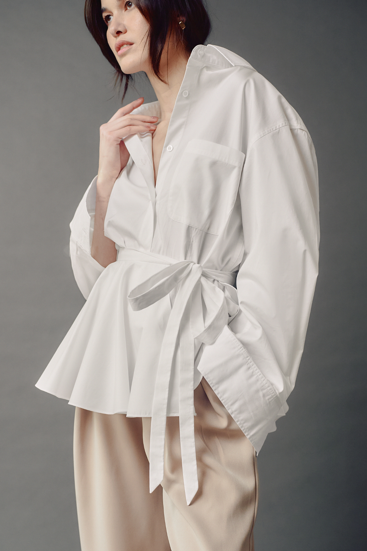 The Peplum in White– Vania Romoff Online