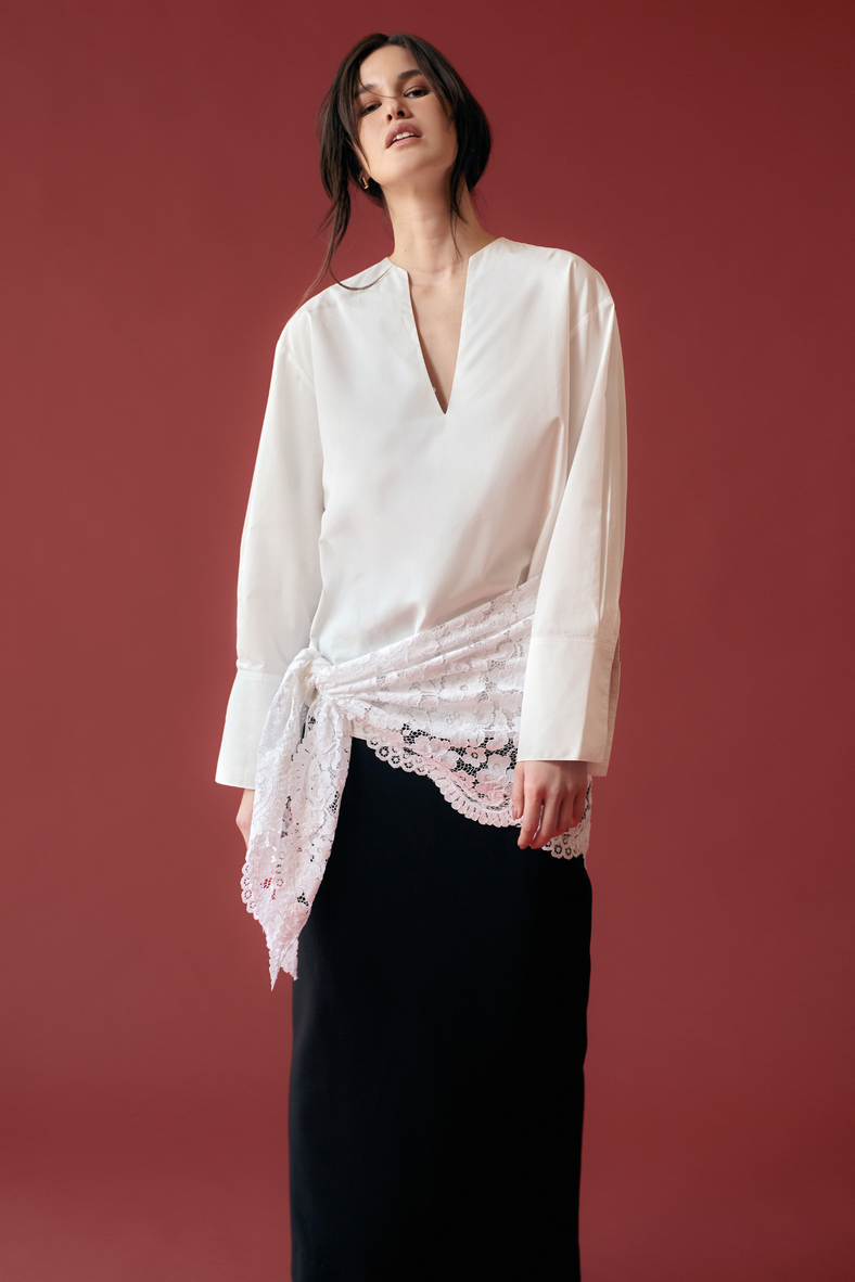 The Tunic Shirt with Scarf