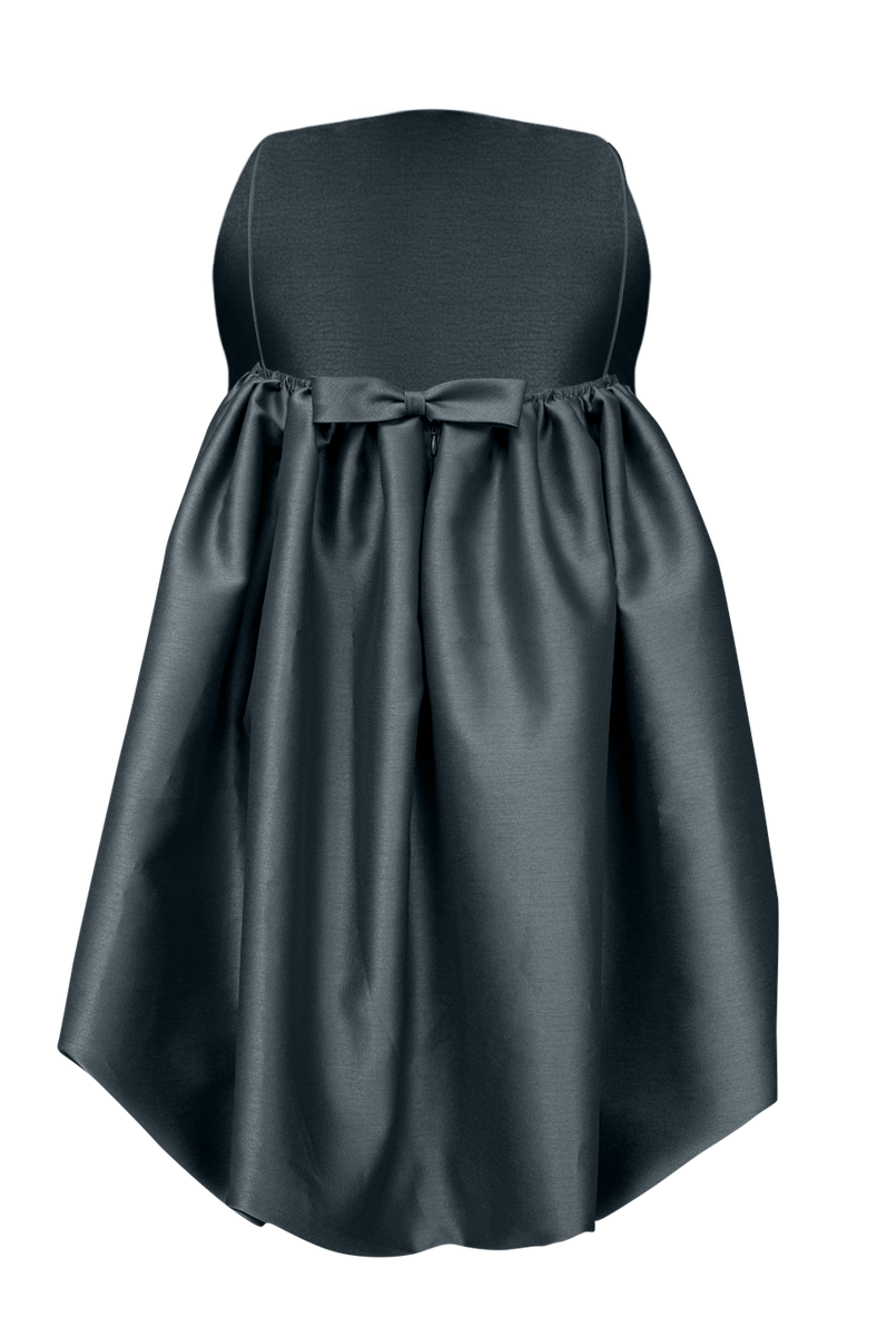 Vania Romoff Eloise Dress in Pink crafted from silk with ribbon detail at the back 