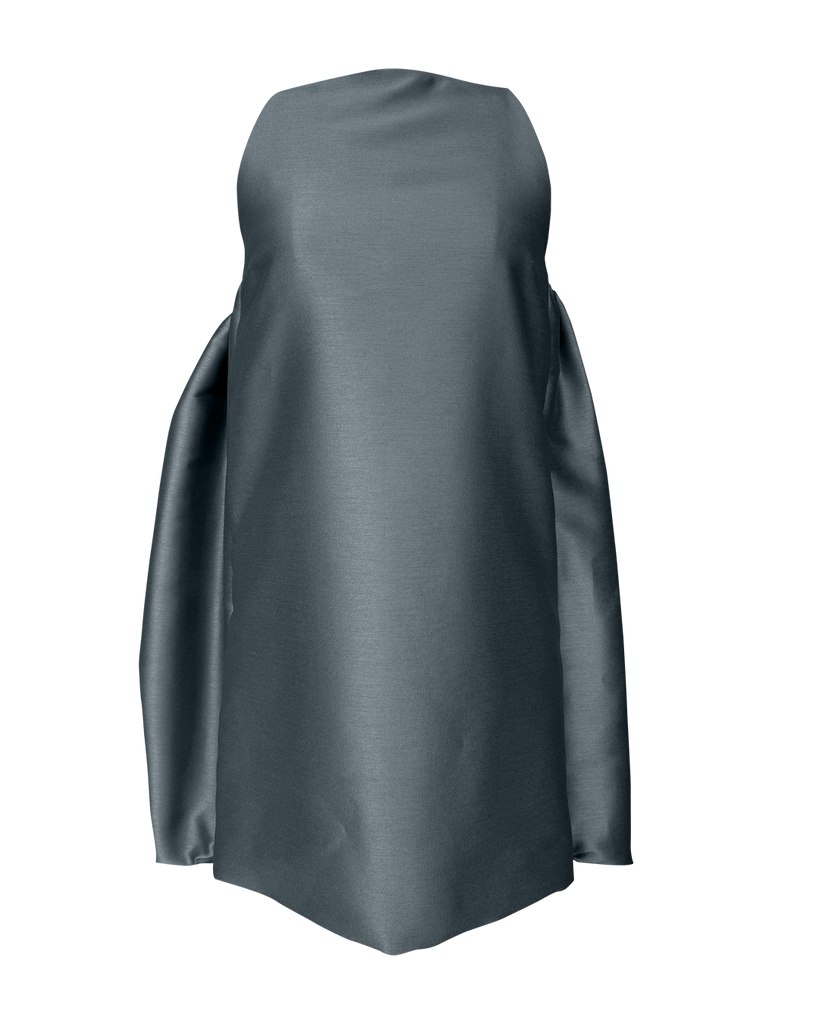 Vania Romoff Eloise Dress in Pink crafted from silk with ribbon detail at the back 