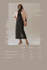 Vania Romoff Esme ankle-length column skirt in matte organdy, featuring a sheer finish