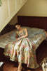 Vania Romoff Josephine Skirt in floral brocade with concealed back zipper
