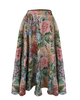 Vania Romoff Josephine Skirt in floral brocade with concealed back zipper