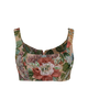 Vania Romoff Matilda Top crafted from floral brocade with a structured silhouette