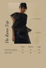 Vania Romoff Runa Top made with silk organza and semi-sheer measurements