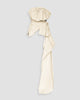 Vania Romoff Simone Top Ivory made in taffeta and shaped by hand-sewn statement bows