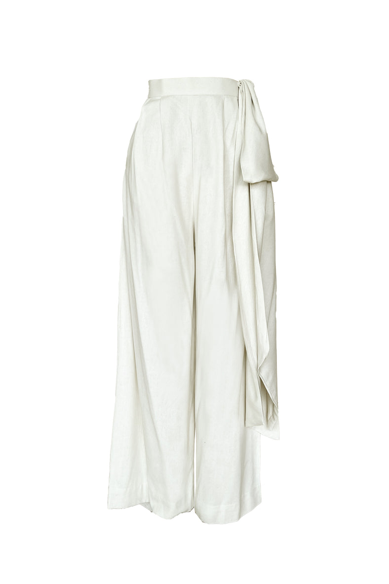 Emerie Trousers in Oat - Women's RTW Dresses & Accessories - Made In The Philippines - Vania Romoff
