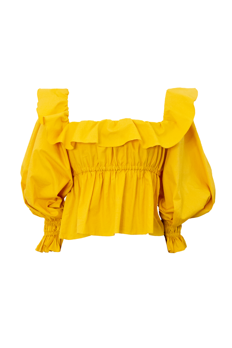 Alma Top (Marigold) - Women's RTW Dresses & Accessories - Made In The Philippines - Vania Romoff