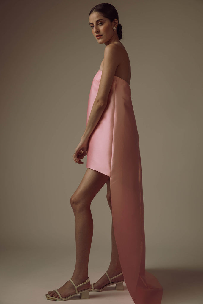 Ghala Dress in Baby Pink - Women's RTW Dresses & Accessories - Made In The Philippines - Vania Romoff
