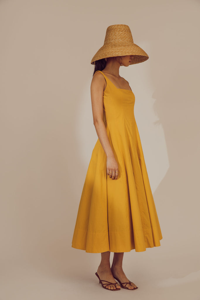 Juna Dress in Marigold - Women's RTW Dresses & Accessories - Made In The Philippines - Vania Romoff
