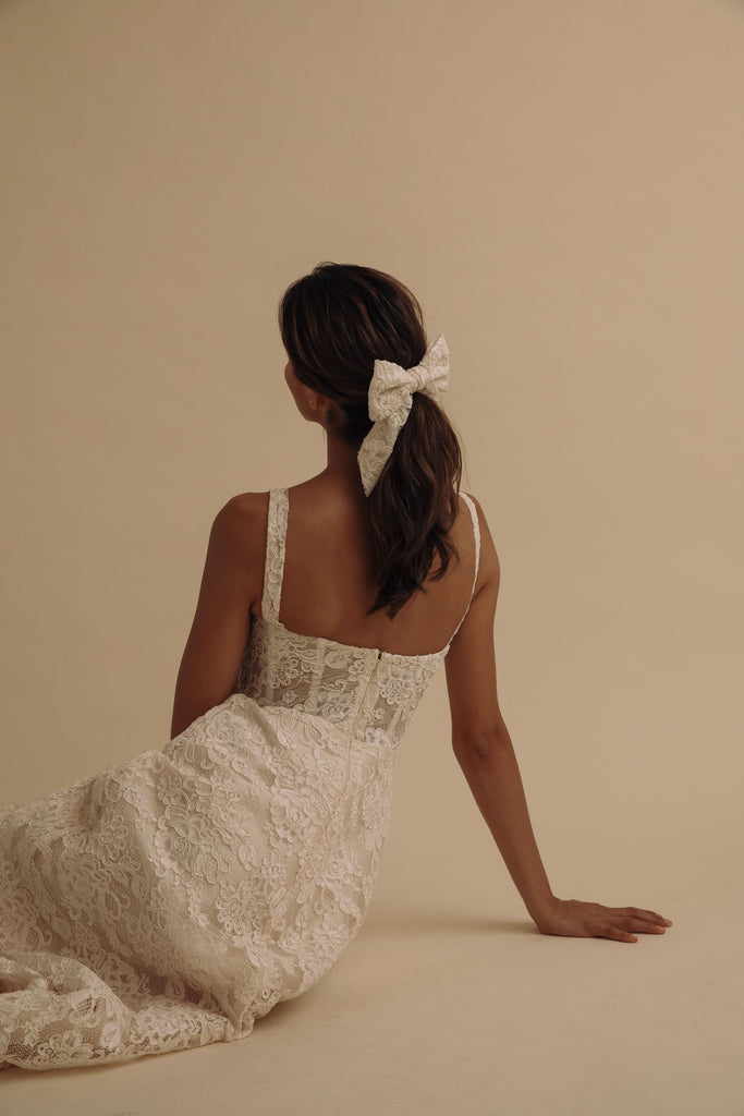 Lace Bow - Bridal Studio - Bridal RTW Dresses & Accessories - Vania Romoff