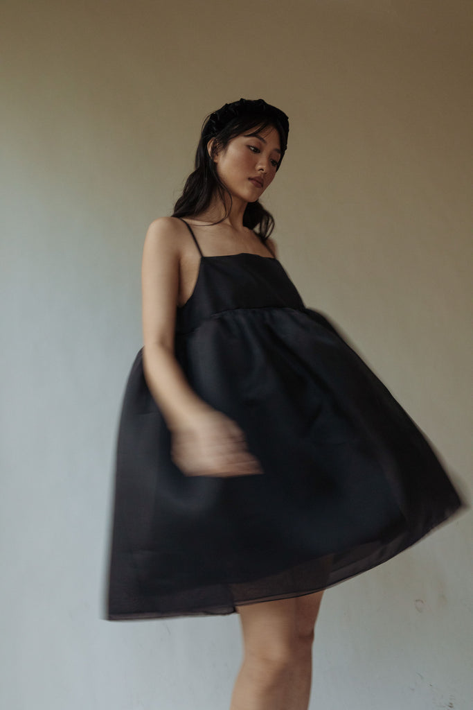 Sabine Mini Dress (Black) - Women's RTW Dresses & Accessories - Made In The Philippines - Vania Romoff